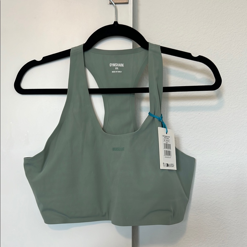 Gymshark Women's Sage Green Sports Bra